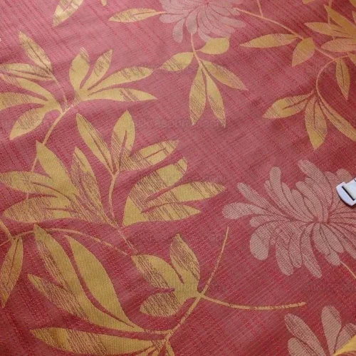 100% SILK LAMPAS BALI BREEZE "GARNET" RED 100% SILK LAMPAS BALI BREEZE "GARNET" RED