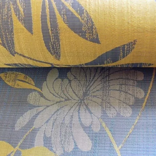 100% SILK LAMPAS BALI BREEZE "CHINA SEA" BLUE 100% SILK LAMPAS BALI BREEZE "CHINA SEA" BLUE