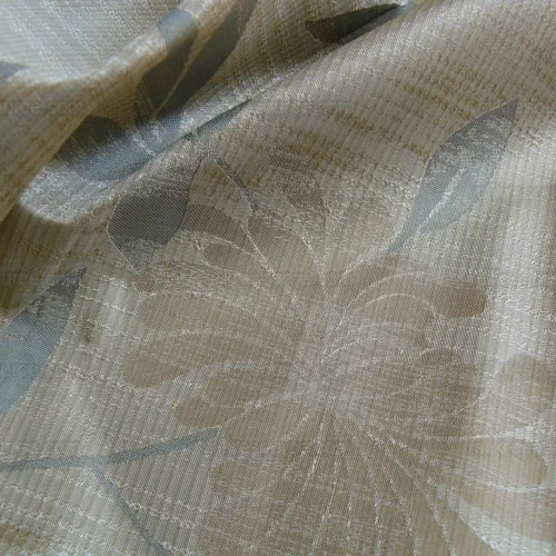 100% SILK LAMPAS BALI BREEZE "LINEN" KHAKI 100% SILK LAMPAS BALI BREEZE "LINEN" KHAKI