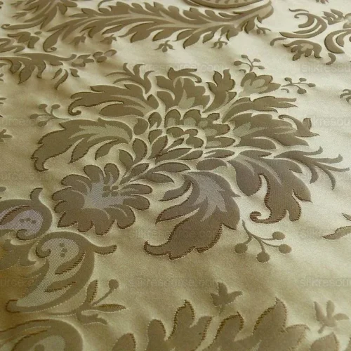 100% SILK DAMASK CLASSY LOTUS "AMBROSIA" TAN BTY 100% SILK DAMASK CLASSY LOTUS "AMBROSIA" TAN BTY