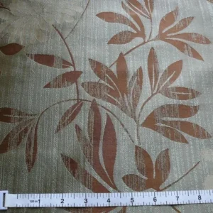 100% SILK LAMPAS BALI BREEZE "PATINA" BLUE-GRAY WALNUT BROWN 100% SILK LAMPAS BALI BREEZE "PATINA" BLUE-GRAY WALNUT BROWN