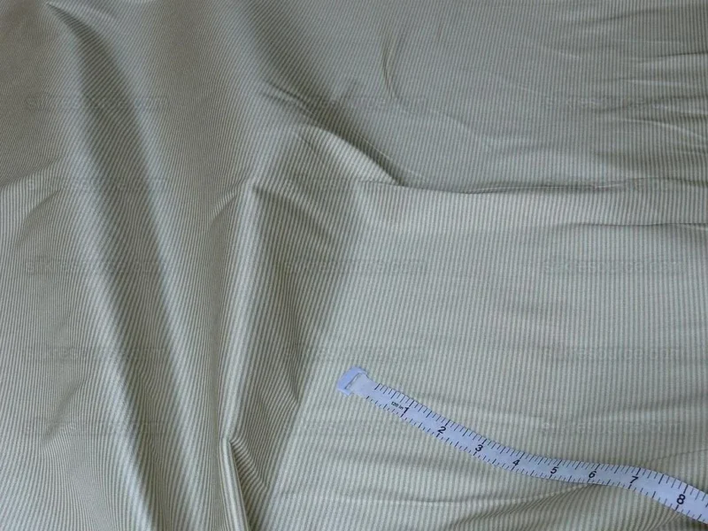 P1260514.jpg G. P. & J. Baker Lee Jofa White Coffee Pin Stripe Silk Taffeta9y