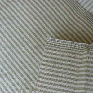 P1260515.jpg G. P. & J. Baker Lee Jofa White Coffee Pin Stripe Silk Taffeta9y