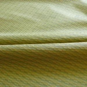 100% SILK JACQUARD OVAL LOZENGE "MARJORAM" GREEN