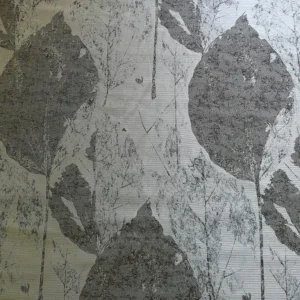 100% SILK LAMPAS WITHERED LEAF "PEWTER" SILVER 100% SILK LAMPAS WITHERED LEAF "PEWTER" SILVER
