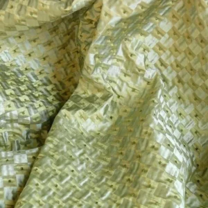 P1350145.jpg Schumacher Italian Silk Mini Check Dot "petit Printemp" Mint Gre