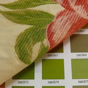 P1350591.jpg Peony~lee Jofa "peonia Weave" Pink Red On Butter Fil Coupe Bty M