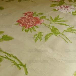 P1350593.jpg Peony~lee Jofa "peonia Weave" Pink Red On Butter Fil Coupe Bty M