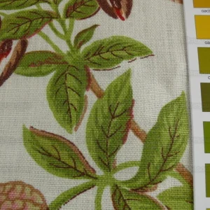 Lee Jofa Ceylon Linen Print Chinoserie Birds Tree Peony MSRP USD 268