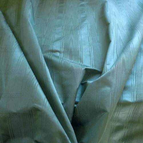 EXQUISITE! KRAVET MANISSE ATLANTIS BLUE MOIRE SILK STRIPE EXQUISITE! KRAVET MANISSE ATLANTIS BLUE MOIRE SILK STRIPE