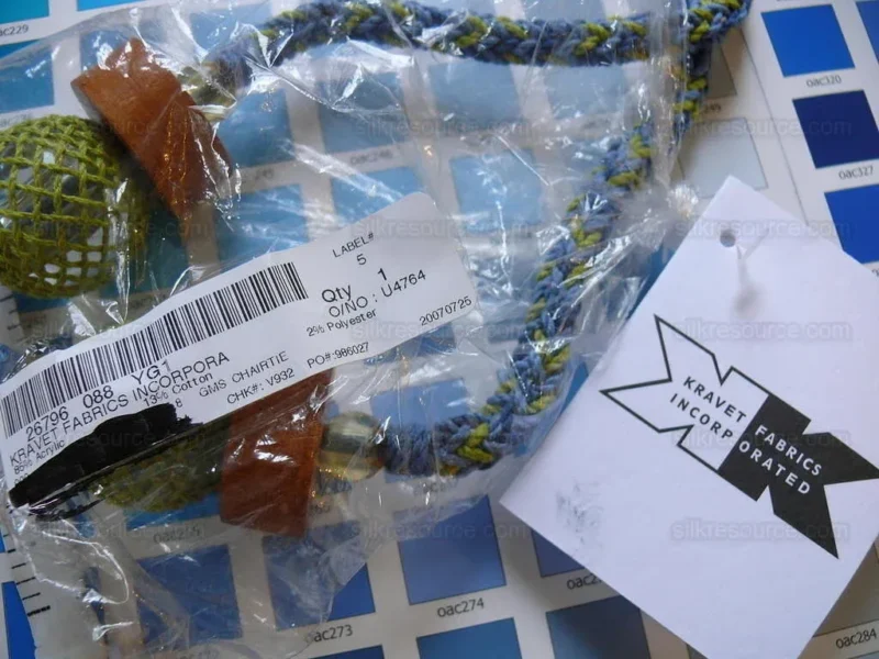 P1370138.jpg Kravet Bouy Chair Tie Blue Green Glass Ball Chair Tieback MSRP USD 7