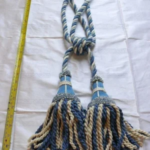 LEE JOFA CANTAL TIEBACK TASSEL TIEBACK-DOUBLE CORNFLOWER BLUE LEE JOFA CANTAL TIEBACK TASSEL TIEBACK-DOUBLE CORNFLOWER BLUE