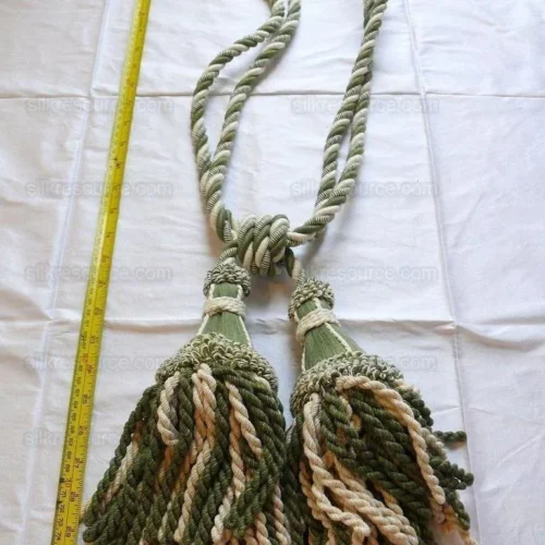 LEE JOFA CANTAL TIEBACK TASSEL TIEBACK-DOUBLE PALM GREEN LEE JOFA CANTAL TIEBACK TASSEL TIEBACK-DOUBLE PALM GREEN
