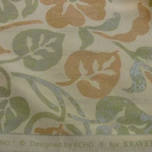 P1370353.jpg Kravet Rubino Printed Italian Velvet Spearmint Green Gold Bty MSRP USD 330/Y