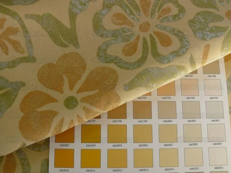 P1370355.jpg Kravet Rubino Printed Italian Velvet Spearmint Green Gold Bty MSRP USD 330/Y