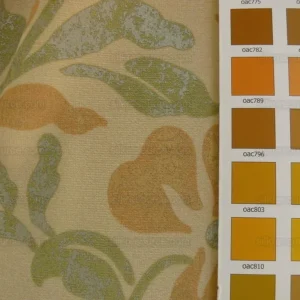 P1370356.jpg Kravet Rubino Printed Italian Velvet Spearmint Green Gold Bty MSRP USD 330/Y