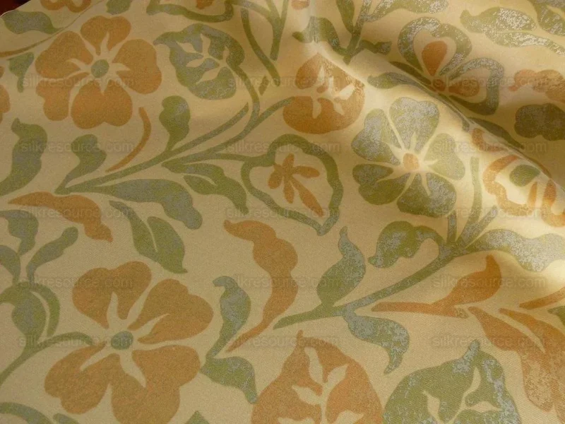 P1370358.jpg Kravet Rubino Printed Italian Velvet Spearmint Green Gold Bty MSRP USD 330/Y