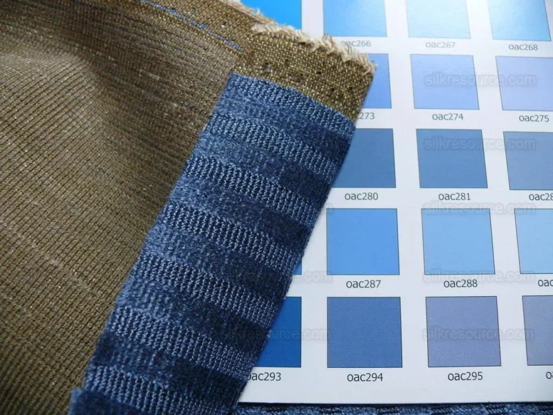 1.9y Kravet Couture Velvet Medfield Stripe Sapphire Blue