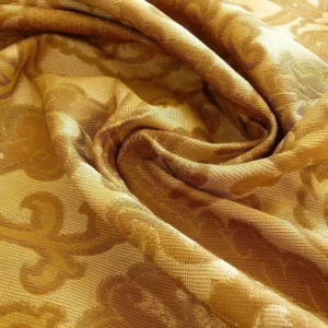 P1370651.jpg Lee Jofa Crescent Silk Damask Gilt Gold Bty MSRP USD 198/Y