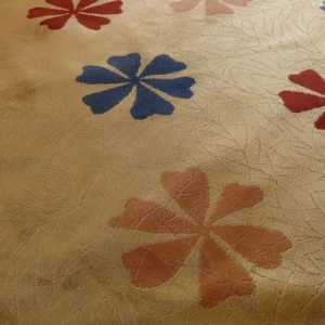 P1390390.jpg 3.5y Lee Jofa Marguerite Velvet Woven Flower & Star Velvet