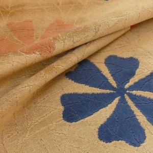 P1390394.jpg 4.65y Lee Jofa Marguerite Velvet Woven Flower & Star Velvet