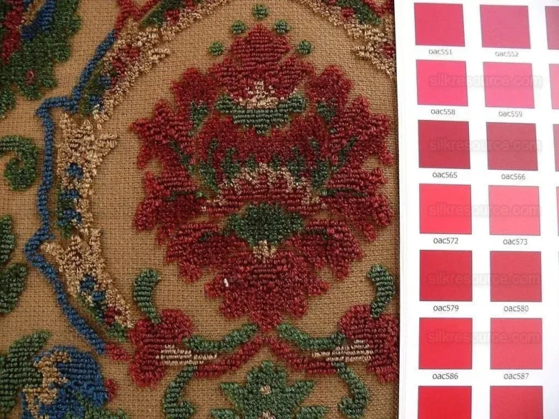 P1390420.jpg 0.75yard Kravet Couture Glycine 100%linen Velvet Red Burgundy Renaissance MSRP USD 275/Y