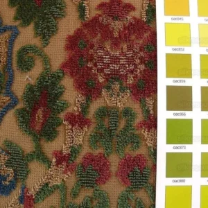 P1390421.jpg 0.75yard Kravet Couture Glycine 100%linen Velvet Red Burgundy Renaissance MSRP USD 275/Y