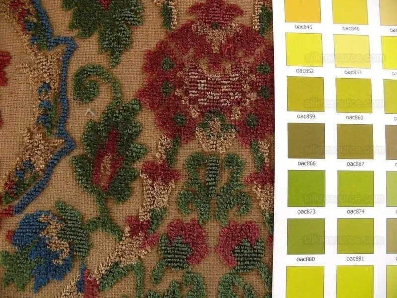 P1390421.jpg 0.75yard Kravet Couture Glycine 100%linen Velvet Red Burgundy Renaissance MSRP USD 275/Y