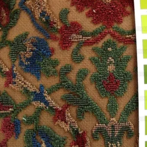 P1390422.jpg 0.75yard Kravet Couture Glycine 100%linen Velvet Red Burgundy Renaissance MSRP USD 275/Y