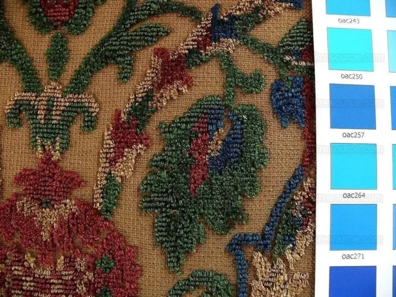 P1390423.jpg 0.75yard Kravet Couture Glycine 100%linen Velvet Red Burgundy Renaissance MSRP USD 275/Y