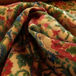 P1390424.jpg 0.75yard Kravet Couture Glycine 100%linen Velvet Red Burgundy Renaissance MSRP USD 275/Y