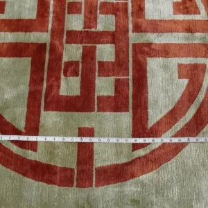 P1390500.jpg 100% Silk Oriental Rug Hand Knotted By Kravet MSRP USD 3325