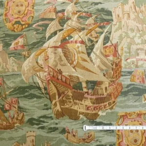 P1390535.jpg 1.375Y Lee Jofa Sixteenth Century Aegean Pacific Linen Print Bty MSRP USD 156/y