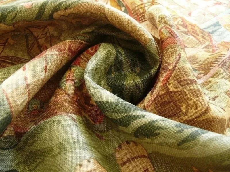 P1390544.jpg 1.375Y Lee Jofa Sixteenth Century Aegean Pacific Linen Print Bty MSRP USD 156/y