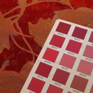 Lee Jofa/groundworks Japanese Maple Garnet Red Gold Silk Wabi Sabi MSRP USD296/yard