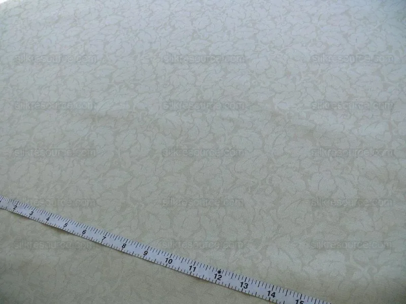 by yard Lee Jofa Enchanted Forest Cameo White Foliage Damask Cotton Linen MSRP USD 168/Y