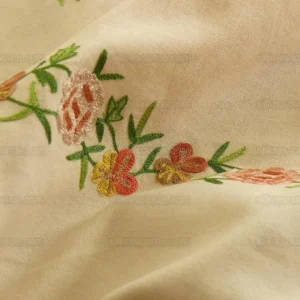 1.5Y LEE JOFA "ZOE EMBR'D STRIPE GINGER  CREWEL GARLAND