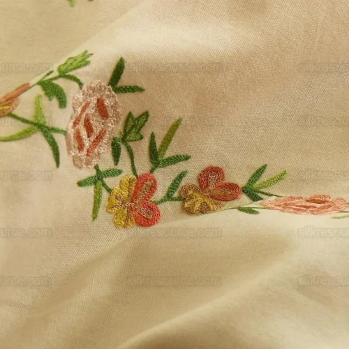 1.5Y LEE JOFA "ZOE EMBR'D STRIPE GINGER  CREWEL GARLAND 1.5Y LEE JOFA "ZOE EMBR'D STRIPE GINGER  CREWEL GARLAND