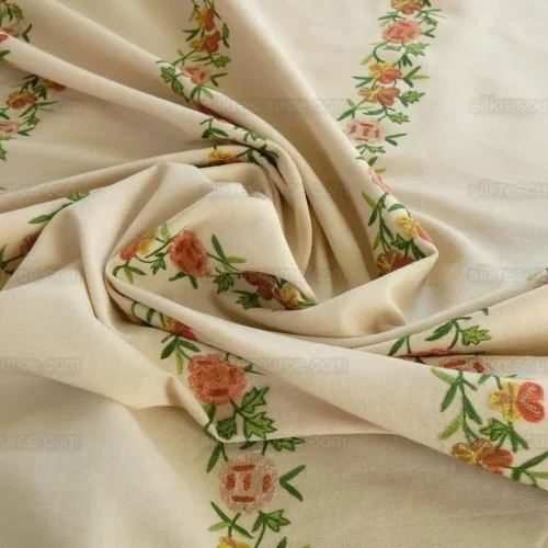 2.8Y LEE JOFA "ZOE EMBR'D STRIPE GINGER  CREWEL GARLAND 2.8Y LEE JOFA "ZOE EMBR'D STRIPE GINGER  CREWEL GARLAND