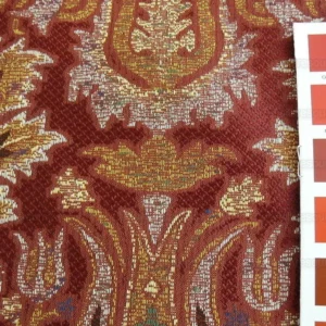 P1400482.jpg Lee Jofa San Pietro Paisley "crimson" Red Burgundy Blue Paisley