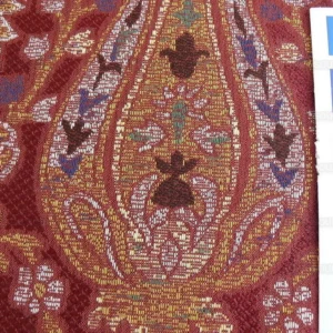 P1400483.jpg Lee Jofa San Pietro Paisley "crimson" Red Burgundy Blue Paisley