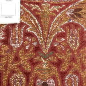 P1400487.jpg Lee Jofa San Pietro Paisley "crimson" Red Burgundy Blue Paisley