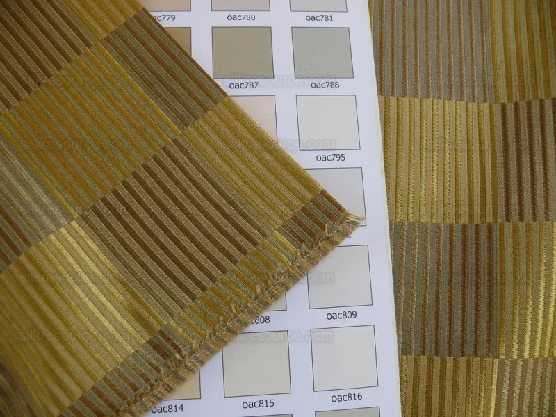 P1400512.jpg Lee Jofa Stereopticon Check "gold" Greige Check Silk+wool Bty MSRP USD196/y