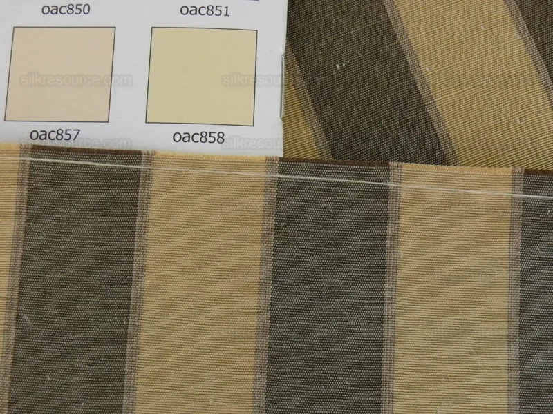 P1400579.jpg Lee Jofa Penrith Stripe Sand/tan Grey Charcoal & Gold Stripe Silk Linen MSRP USD 236/Y