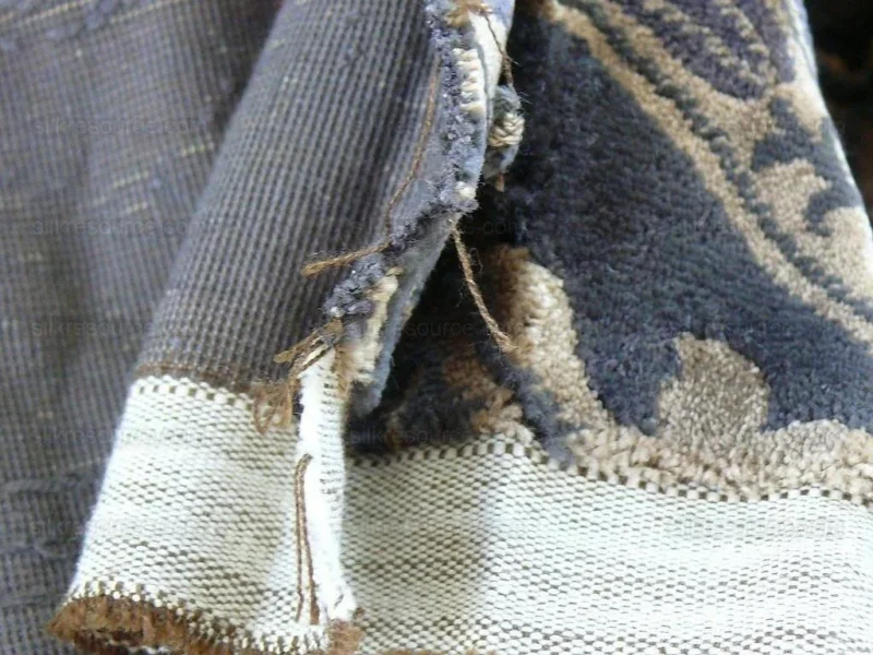 P1400630.jpg 2.75yd Kravet Black & Coffee Velvet Carnation Silky! MSRP USD 139/Y