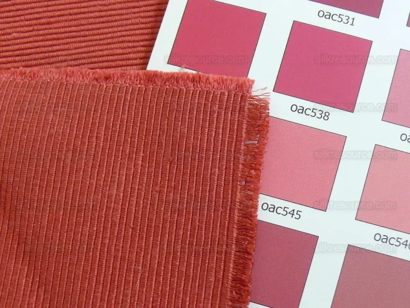P1400924.jpg Magic...lee Jofa "adam's Rib Weave Pink Rose Raspberry Silk Fail