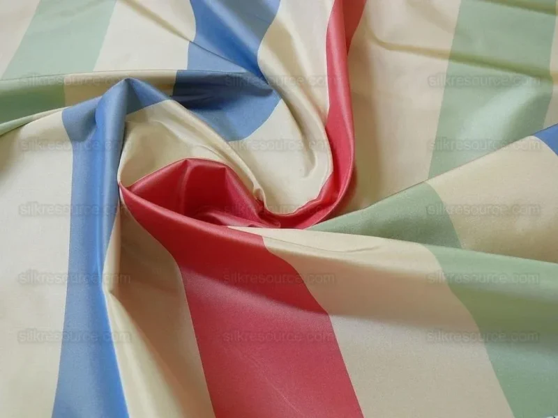 LEE JOFA SUBLIME SILK STRIPE "JEWEL" MINT ROSE BLUE ON WH LEE JOFA SUBLIME SILK STRIPE "JEWEL" MINT ROSE BLUE ON WH