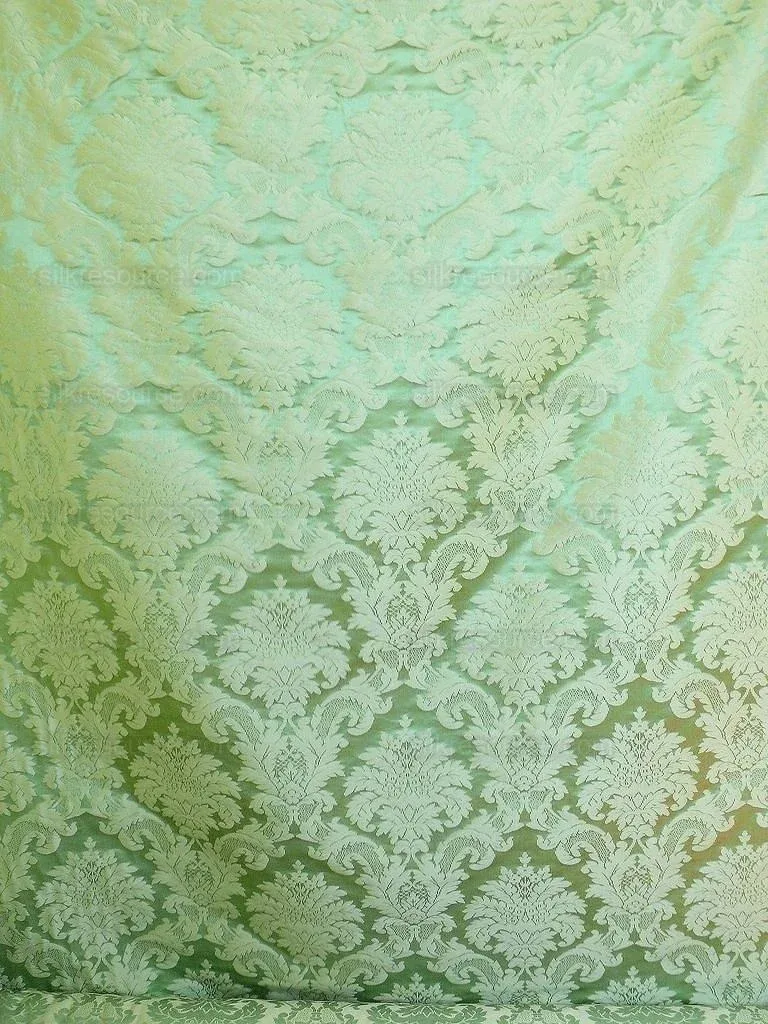 LEE JOFA SCALA SILK DAMASK WILLOW SPRING GREEN CLASSIC SILK BTY LEE JOFA SCALA SILK DAMASK WILLOW SPRING GREEN CLASSIC SILK BTY