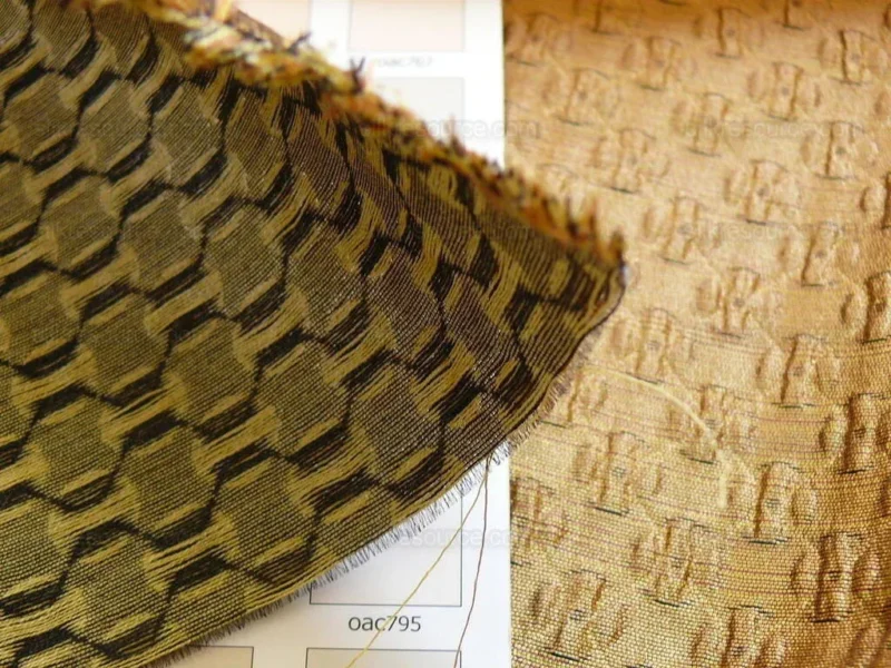 P1410075.jpg By yard Lee Jofa Zen Silk "gold" Copper Red Silk Mini Plum Flower