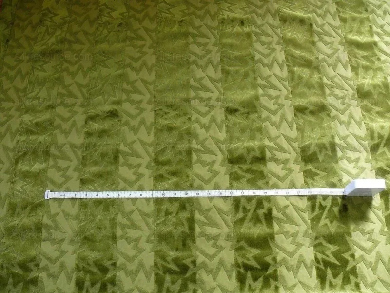 P1410518.jpg 3 Yd Lee Jofa Calypso Velvet Olive Green Jazzy Cut Velvet Rp296y